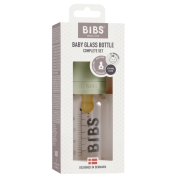 Bibs - set complet biberon din sticla anticolici, 110 ml, sage bbb5013250