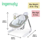 Ingenuity - leagan portabil cu dubla functionalitate anyway sway&trade;  bbb12584