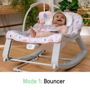 Ingenuity - leagan si balansoar pink cozy 3 in 1 pink bbb12909