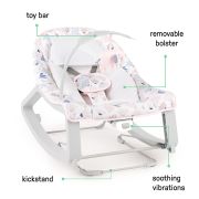Ingenuity - leagan si balansoar pink cozy 3 in 1 pink bbb12909