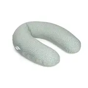 doomoo - perna mare pentru gravide si bebelusi 3 in 1, bumbac organic buddy cloudy kaki bbbb60