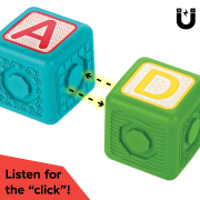 Baby einstein - blocuri magnetice de activitati, "bridge & learn" din 15 piese bbb12818