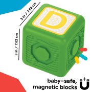 Baby einstein - blocuri magnetice de activitati, "bridge & learn" din 15 piese bbb12818