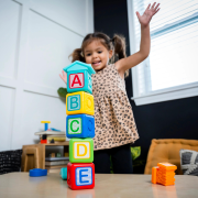 Baby einstein - blocuri magnetice de activitati, "bridge & learn" din 15 piese bbb12818