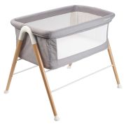 Babygo - patut cu cadru din lemn goodnight grey bbbbgo-4361