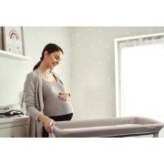 Babygo - patut cu cadru din lemn goodnight grey bbbbgo-4361