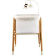 Babygo - patut cu cadru din lemn si bara de jucarii sleepgood mesh bbbbgo-4352
