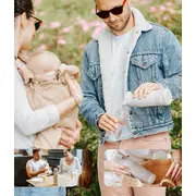 Babymoov - Moov & Feed incalzitor de biberoane portabil si reincarcabil, mineral beige bbba002103