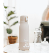 Babymoov - moov & feed incalzitor de biberoane portabil si reincarcabil, mineral beige bbba002103
