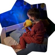 Badabulle - lampa de veghe basile in forma de lamaie cu proiectii si sunete linistitoare bbbb015020