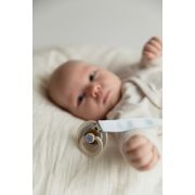 Bibs - lantisor clip ribbon pentru suzeta, dusty blue bbb9409314