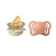 Bibs - set 2 suzete couture latex, tetina anatomica, 0 luni + bbbsetcouturelatex1