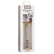 Bibs - set complet biberon din sticla anticolici, 225 ml, dusky lilac bbb5014267