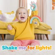 Bright starts - zornaitoare cu sunete si lumini sun shaker shake & glow bbb12592