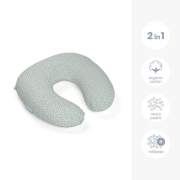 Doomoo - perna pentru alaptat 2 in 1 softy cloudy kaki bbbs60