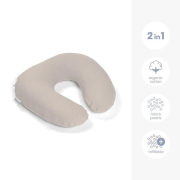 Doomoo - perna pentru alaptat 2 in 1 softy tetra jersay sand bbbs83