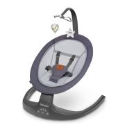 Balansoar si sezlong, Lionelo, Ralf, 2 in 1, Electric, Cu telecomanda si cablu USB, Cu miscare laterala de balansare si 5 niveluri diferite de viteza, Cu 12 melodii, Gri Grafit, Resigilat BYNLO-RALF_GREY_GRAPHITE_RESIGILAT