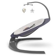Balansoar si sezlong, Lionelo, Ralf, 2 in 1, Electric, Cu telecomanda si cablu USB, Cu miscare laterala de balansare si 5 niveluri diferite de viteza, Cu 12 melodii, Gri Grafit, Resigilat BYNLO-RALF_GREY_GRAPHITE_RESIGILAT