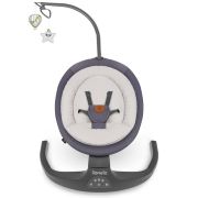 Balansoar si sezlong, Lionelo, Ralf, 2 in 1, Electric, Cu telecomanda si cablu USB, Cu miscare laterala de balansare si 5 niveluri diferite de viteza, Cu 12 melodii, Gri Grafit, Resigilat BYNLO-RALF_GREY_GRAPHITE_RESIGILAT