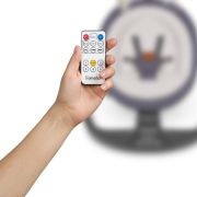 Balansoar si sezlong, Lionelo, Ralf, 2 in 1, Electric, Cu telecomanda si cablu USB, Cu miscare laterala de balansare si 5 niveluri diferite de viteza, Cu 12 melodii, Gri Grafit, Resigilat BYNLO-RALF_GREY_GRAPHITE_RESIGILAT