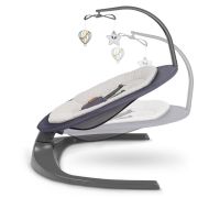 Balansoar si sezlong, Lionelo, Ralf, 2 in 1, Electric, Cu telecomanda si cablu USB, Cu miscare laterala de balansare si 5 niveluri diferite de viteza, Cu 12 melodii, Gri Grafit, Resigilat BYNLO-RALF_GREY_GRAPHITE_RESIGILAT