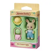 Figurine sylvanian families - bebe iepuras milk sf5413