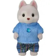Figurine sylvanian families - familia catelusilor husky sf5636