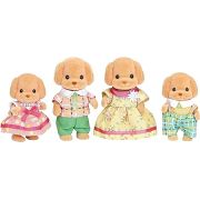 Figurine sylvanian families - familia catelusilor poodle sf5259