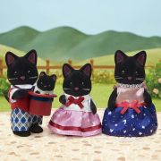 Figurine sylvanian families-familia pisicutelor negre sf5530