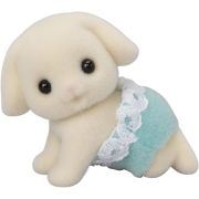 Figurine sylvanian families-gemenii iepurasi flora sf5737