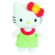 Jucarie plus jemini 20cm hello kitty - rochita verde je024053v