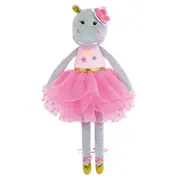 Jucarie plus muzicala jemini 40cm balerina hipopotam je024453