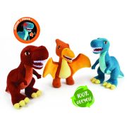 Jucarie plus muzicala jemini cu lumini 25cm velociraptor je024176