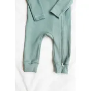 Salopeta Bebelusi Cu Maneca Lunga, Inchidere Cu Fermoar, Verde Cactus, Marimea 80 Pjb4195955