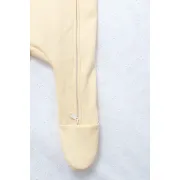Salopeta Bebelusi Cu Maneca Lunga Si Botosei, Inchidere Cu Fermoar, Galben Banana, Marimea 68 Pjb4195757