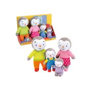 Set 4 plusuri jemini familia de pinguini tchoupi je024229