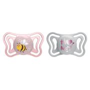 Suzeta Chicco PhysioPhorma Light, 2bucati, roz, 2-6luni CHC7103711-7