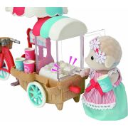 Sylvanian families - set stand tricicleta pentru popcorn sf5653