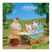 Sylvanian families-set carucior iepurasi gemeni sf5432