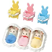 Sylvanian families-set de ingrijire a iepurasilor tripleti sf5532