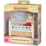 Sylvanian families-set patut bebe iepuras chocolate sf5017