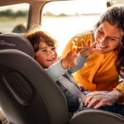 Babygo - scaun auto rotativ cu isofix, move360 grey, 40-150 cm, certificat r129 bbbbgo-2601