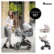 Carucior 2 in 1 Vision X, Beige, Hauck - Produs Resigilat EKD16524-9