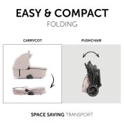 Carucior 2 in 1 Vision X, Beige, Hauck - Produs Resigilat EKD16524-9