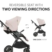 Carucior 2 in 1 Vision X, Beige, Hauck - Produs Resigilat EKD16524-9