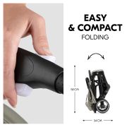 Carucior pentru copii Hauck Travel N Care PLUS, Olive EKDhk16020