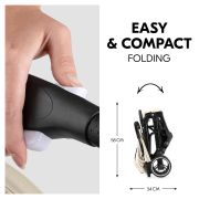 Carucior pentru copii Hauck Travel N Care PLUS, Vanilla EKDhk16025
