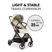 Carucior pentru copii Hauck Travel N Care PLUS, Vanilla EKDhk16025