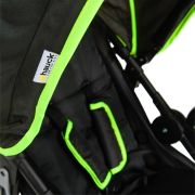 Carucior pentru jogging sau teren accidentant, Hauck, Runner, Black Neon Yellow EKDhk27406