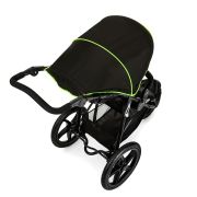 Carucior pentru jogging sau teren accidentant, Hauck, Runner, Black Neon Yellow EKDhk27406